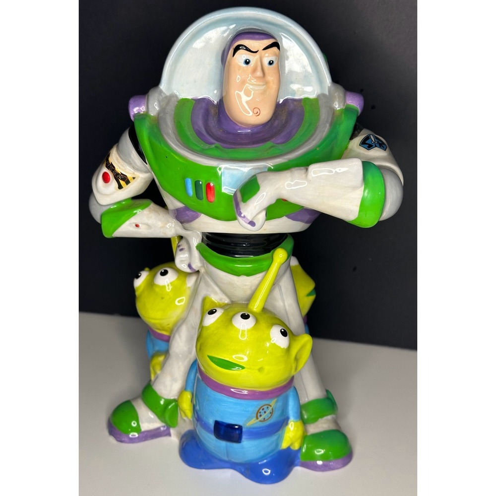 Disney Toy Story Buzz Lightyear Ceramic‎ Coin Bank Multicolor  Collectible